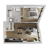 1 Bedroom C